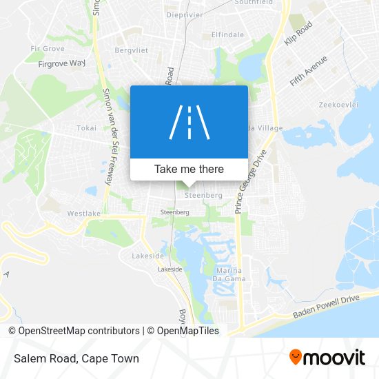 Salem Road map