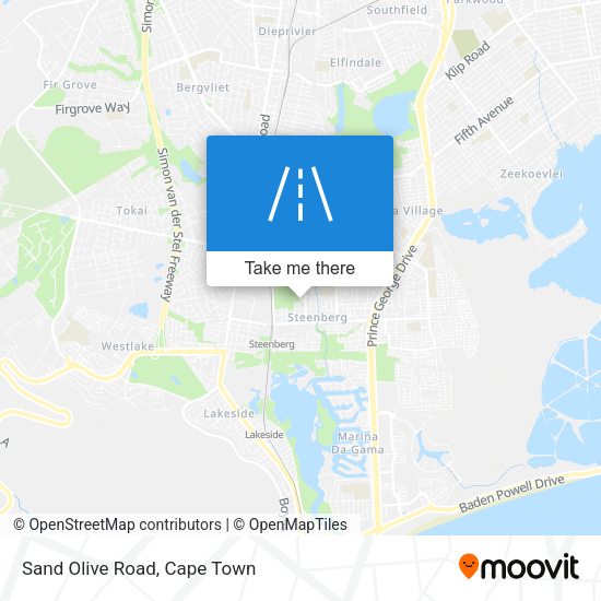 Sand Olive Road map
