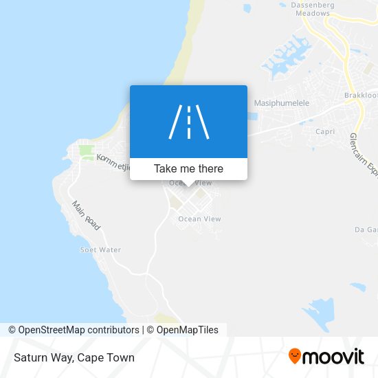 Saturn Way map