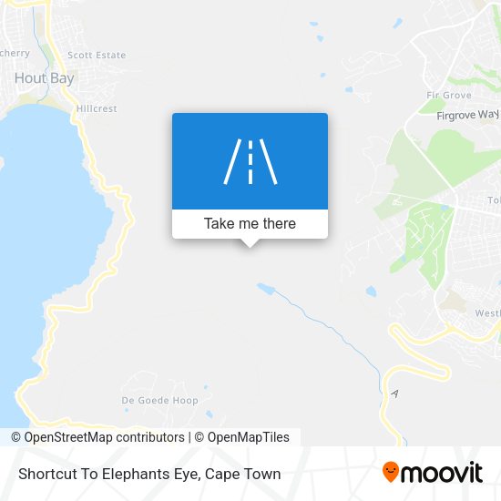 Shortcut To Elephants Eye map