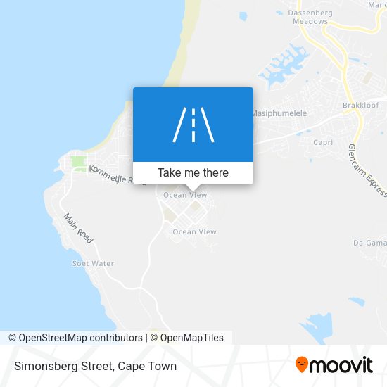 Simonsberg Street map