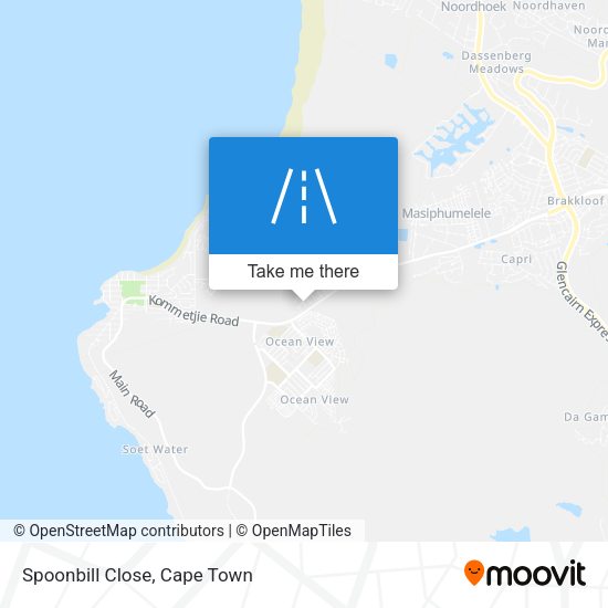 Spoonbill Close map