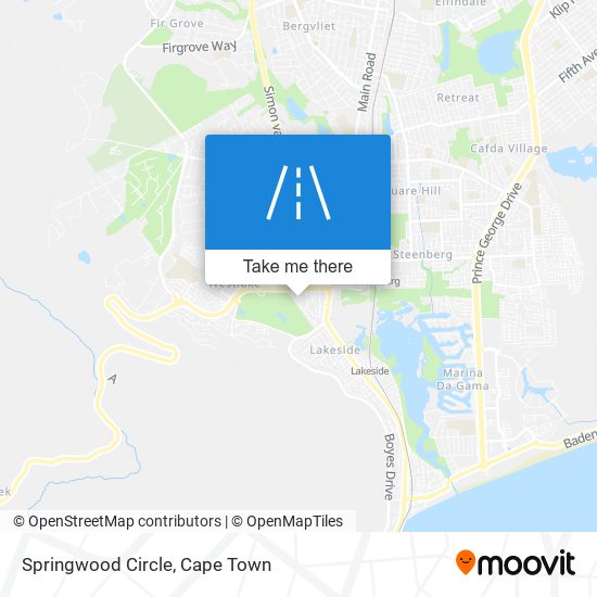 Springwood Circle map