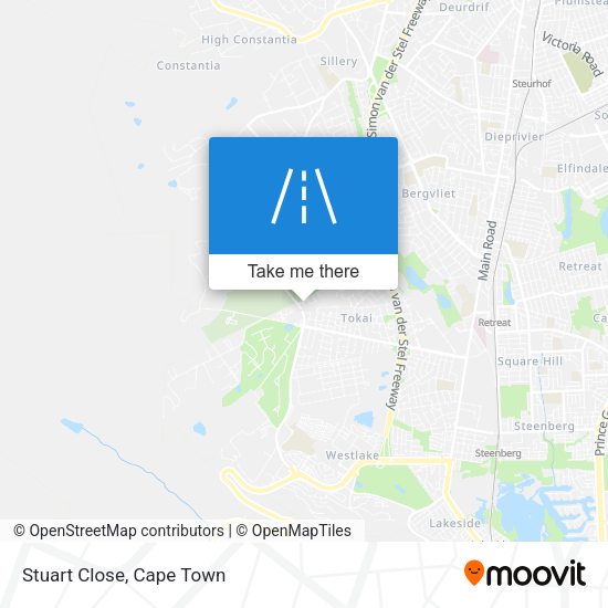 Stuart Close map
