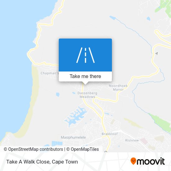 Take A Walk Close map
