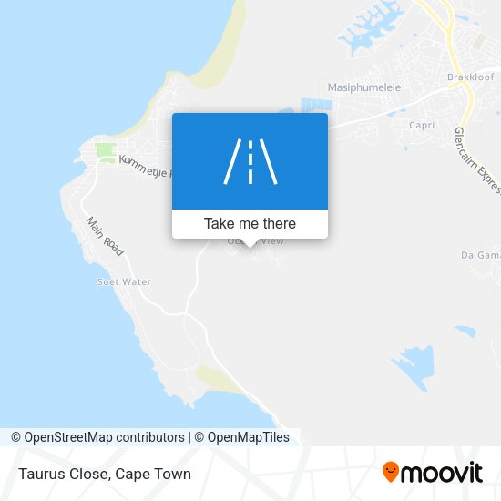 Taurus Close map
