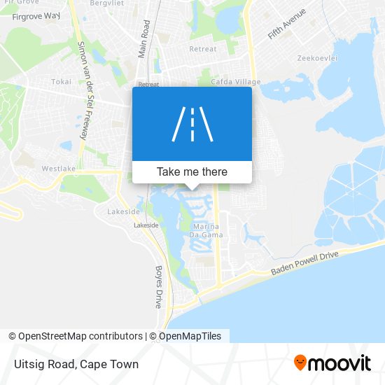 Uitsig Road map