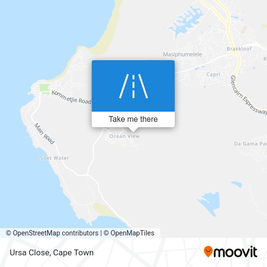 Ursa Close map
