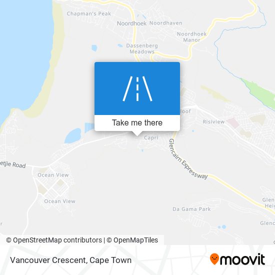 Vancouver Crescent map