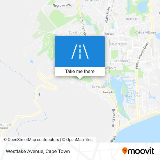 Westlake Avenue map