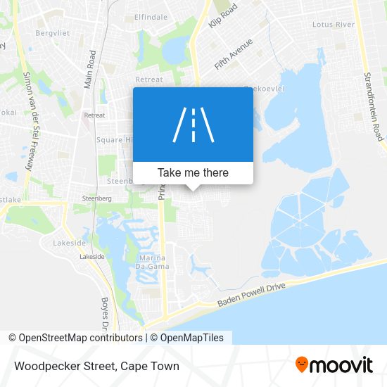 Woodpecker Street map