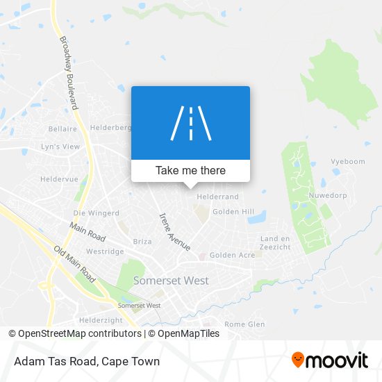 Adam Tas Road map