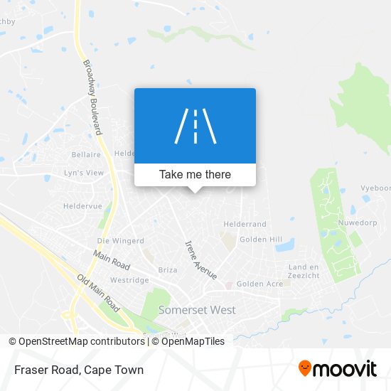 Fraser Road map