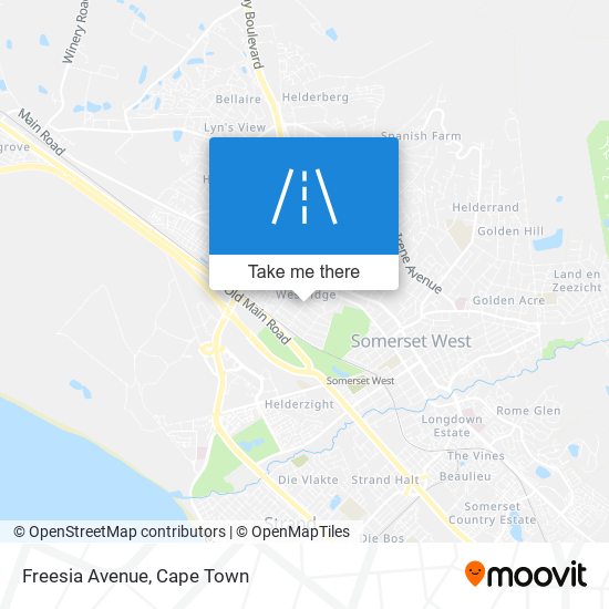 Freesia Avenue map