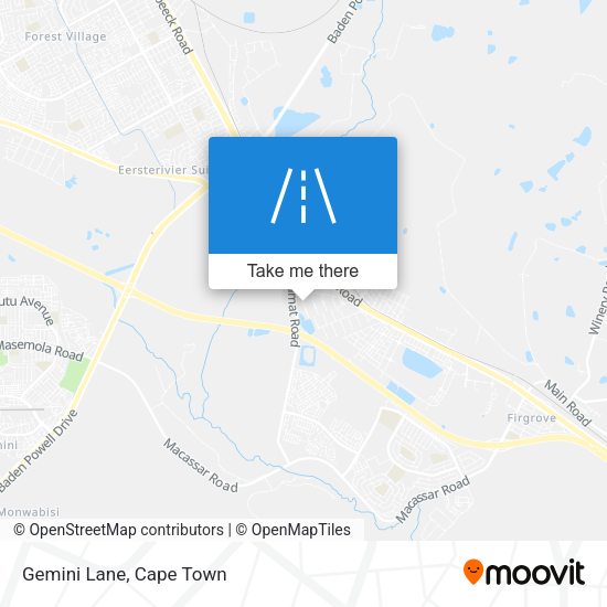 Gemini Lane map