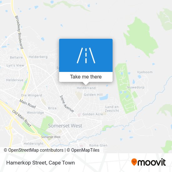 Hamerkop Street map