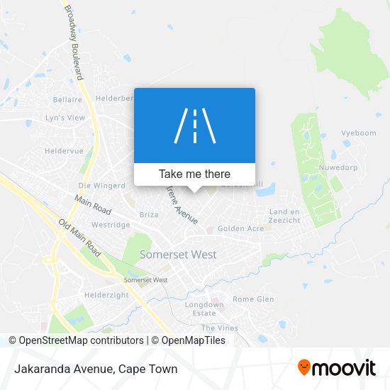 Jakaranda Avenue map