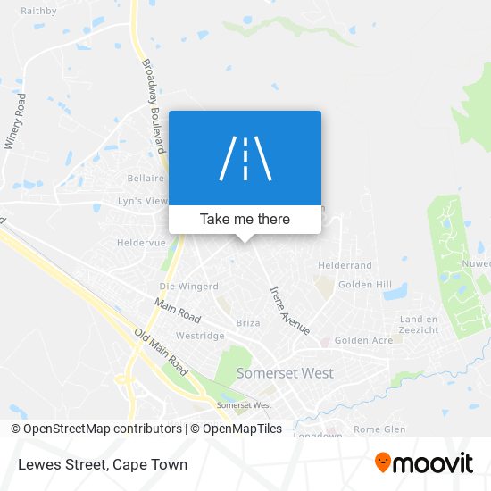 Lewes Street map