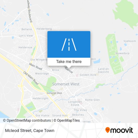 Mcleod Street map