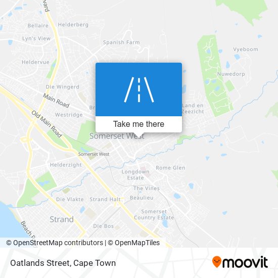 Oatlands Street map