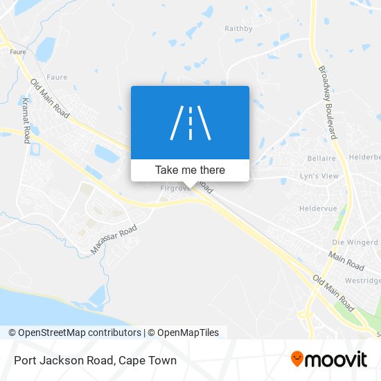 Port Jackson Road map