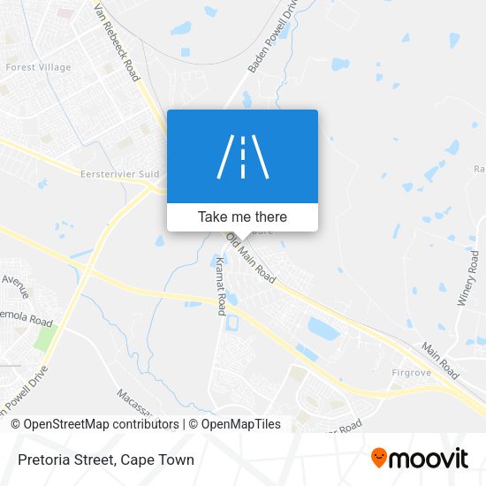 Pretoria Street map