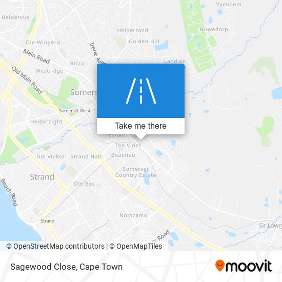 Sagewood Close map