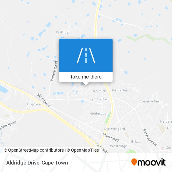 Aldridge Drive map