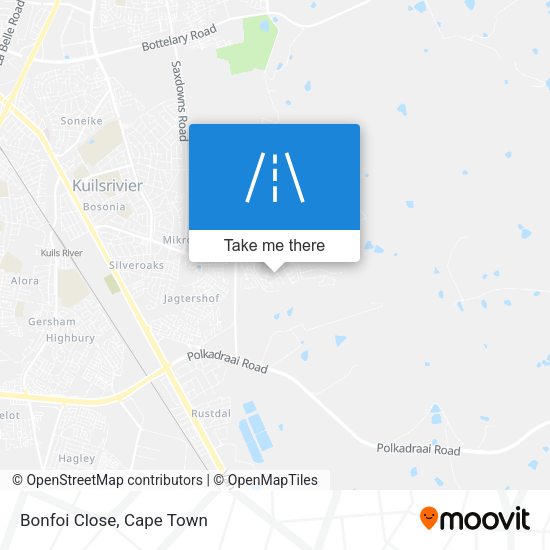 Bonfoi Close map
