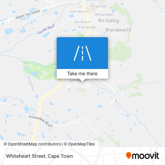 Whiteheart Street map