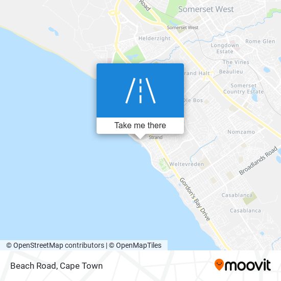 Beach Road map