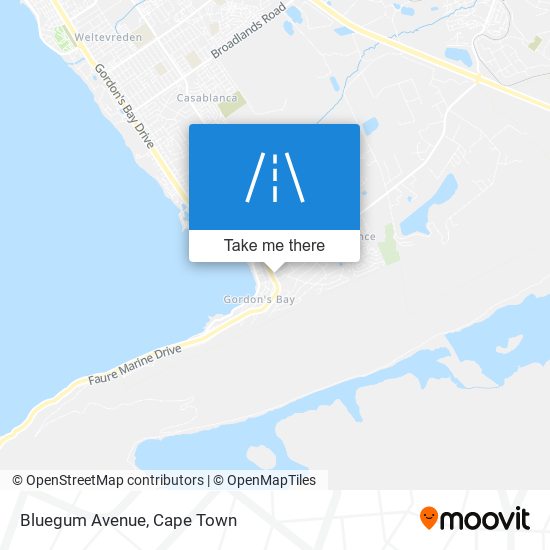 Bluegum Avenue map