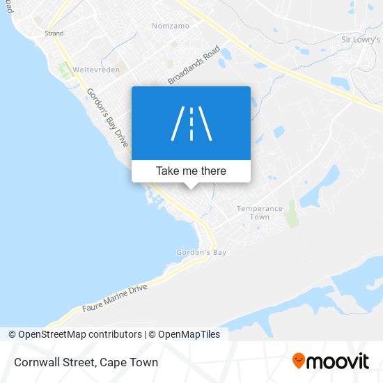 Cornwall Street map