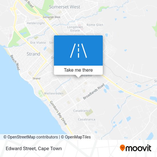 Edward Street map
