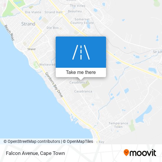 Falcon Avenue map