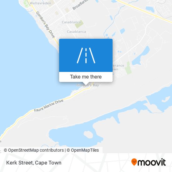 Kerk Street map