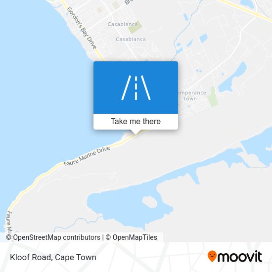 Kloof Road map