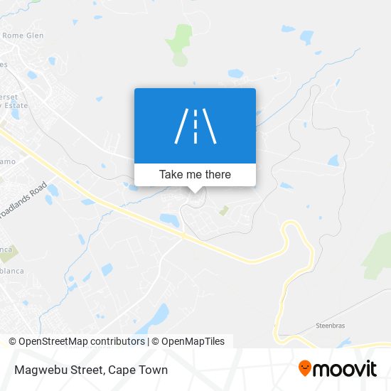 Magwebu Street map