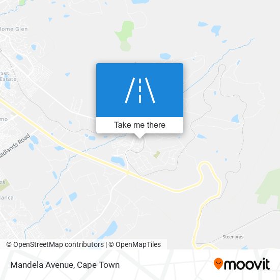 Mandela Avenue map