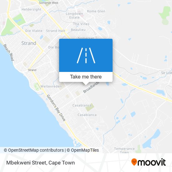 Mbekweni Street map