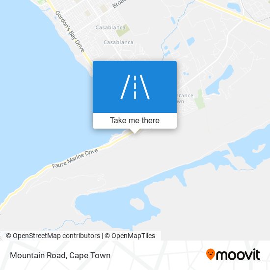 Mountain Road map