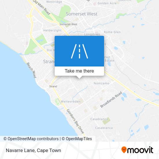 Navarre Lane map