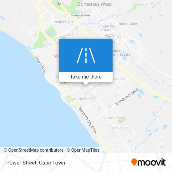 Power Street map
