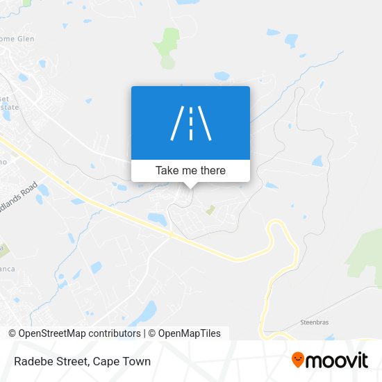 Radebe Street map
