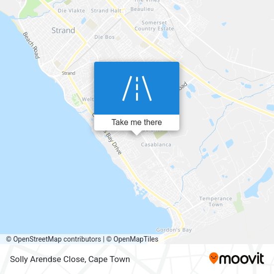 Solly Arendse Close map