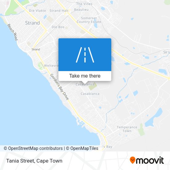 Tania Street map