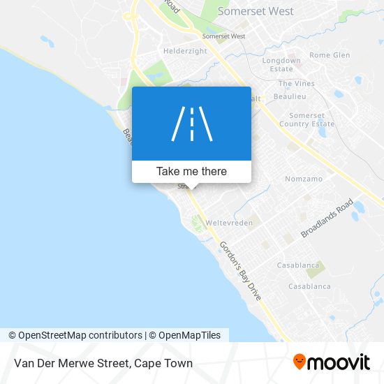 Van Der Merwe Street map