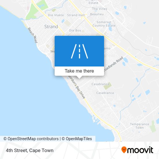 4th Street map