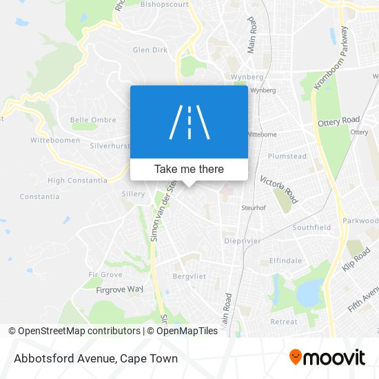 Abbotsford Avenue map