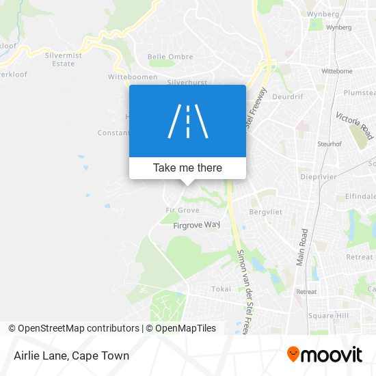 Airlie Lane map